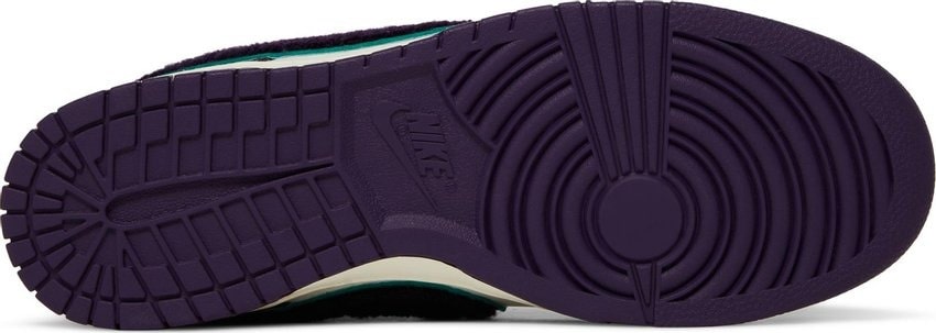 Nike Dunk Low Chenille Swoosh Sail Grand Purple