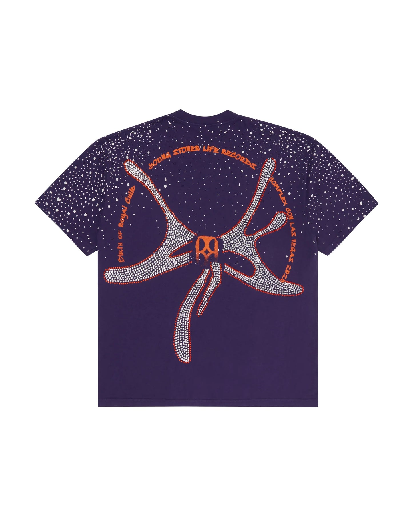 BIRTH OF ROYAL CHILD X YOUNG THUG TEE "YSL RHINESTONE TEE"