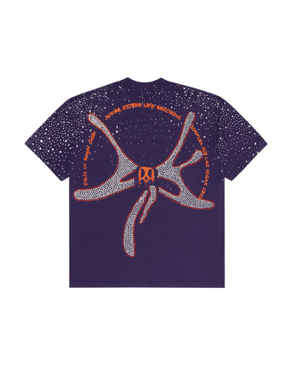 BIRTH OF ROYAL CHILD X YOUNG THUG TEE "YSL RHINESTONE TEE"