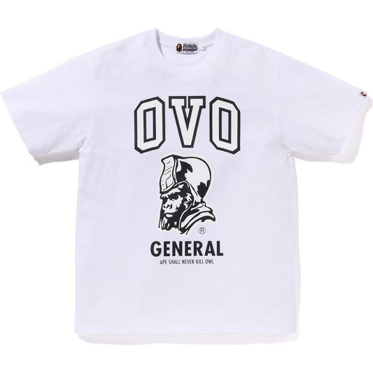 BAPE X OVO General Tee - White