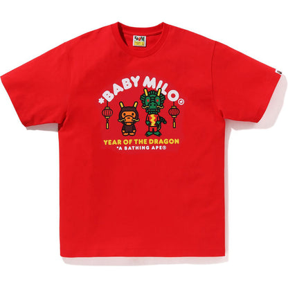 BAPE Year Of The Dragon Baby Milo Tee - Red