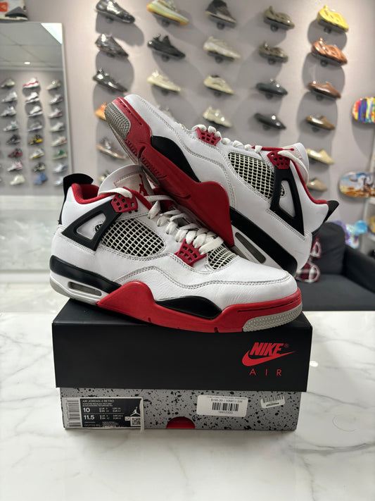 Jordan 4 Retro Fire Red (2020) (PREOWNED)