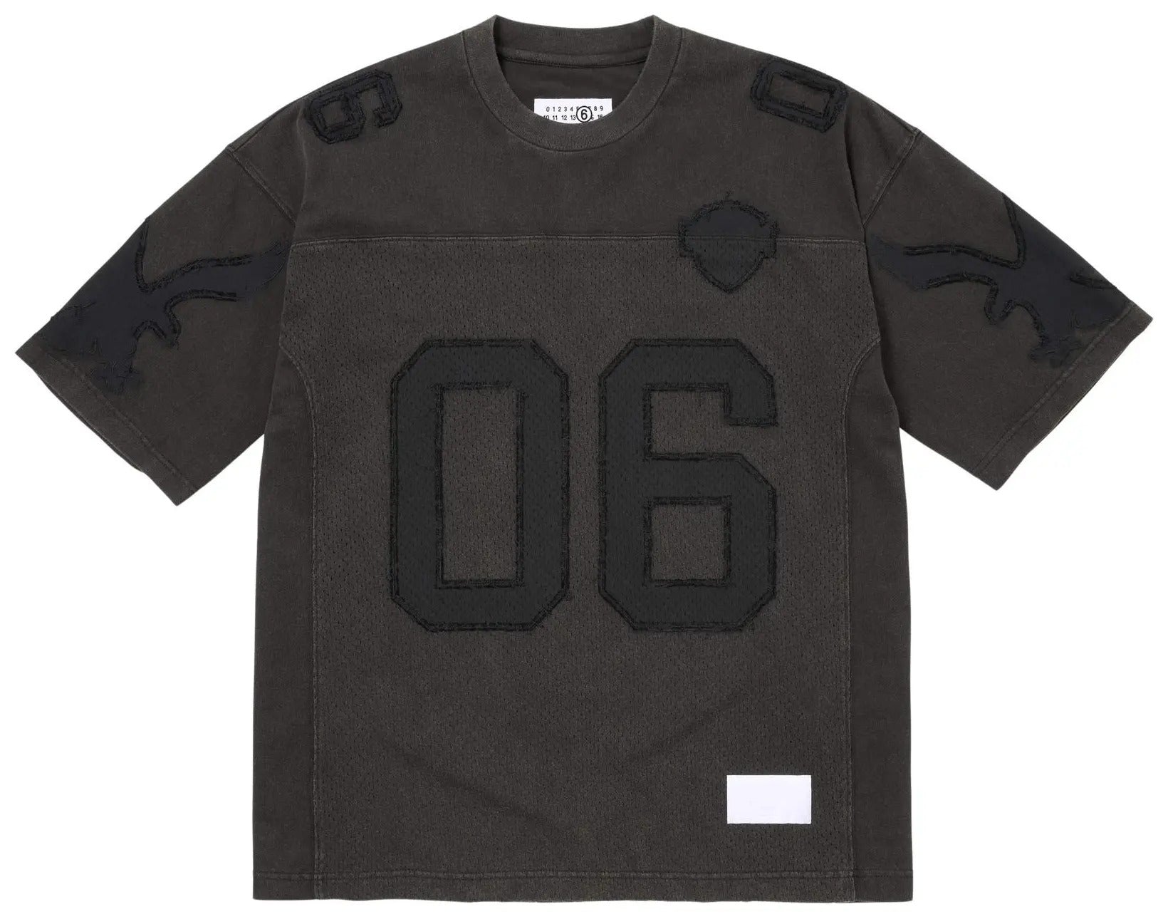 Supreme MM6 Maison Margiela Cotton Football Jersey Black