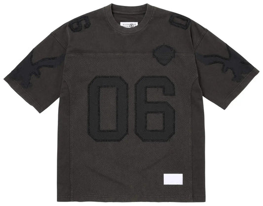 Supreme MM6 Maison Margiela Cotton Football Jersey Black