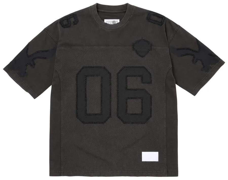 Supreme MM6 Maison Margiela Cotton Football Jersey Black