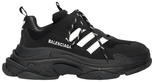 Balenciaga x adidas Triple S Black White