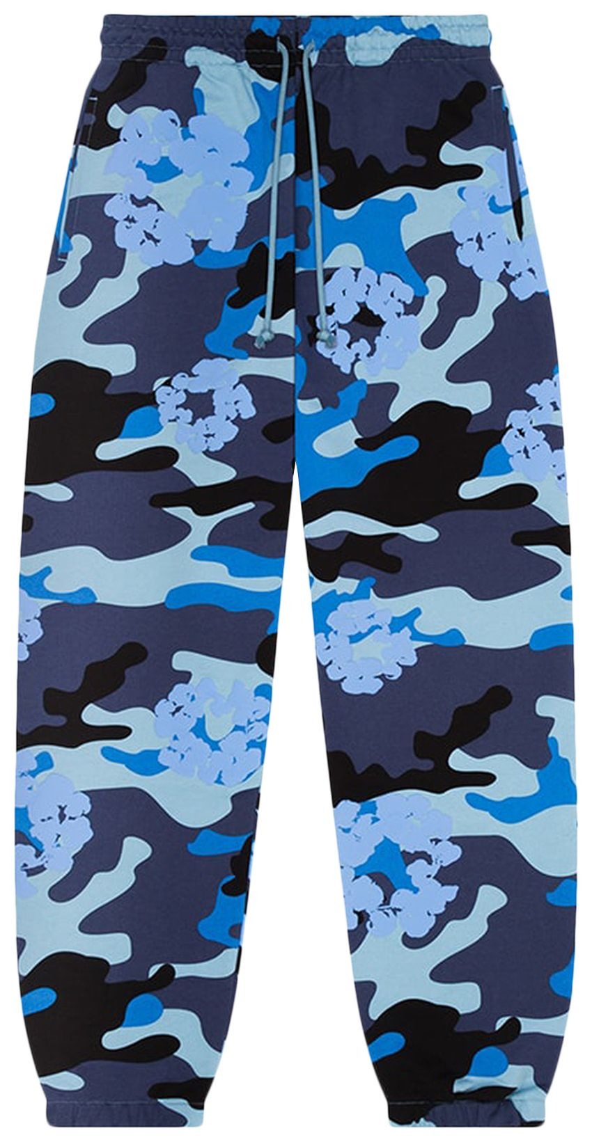 Denim Tears The Cotton Wreath Sweatpant Blue Camo