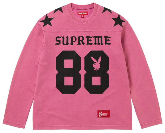 Supreme Playboy L/S Football Top Pink
