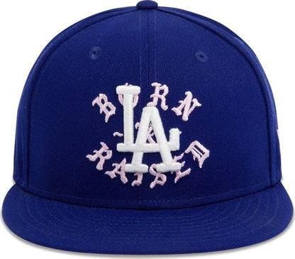 Nike SB Born X Raised New Era Dodgers Rocker Hat Blue/Pink