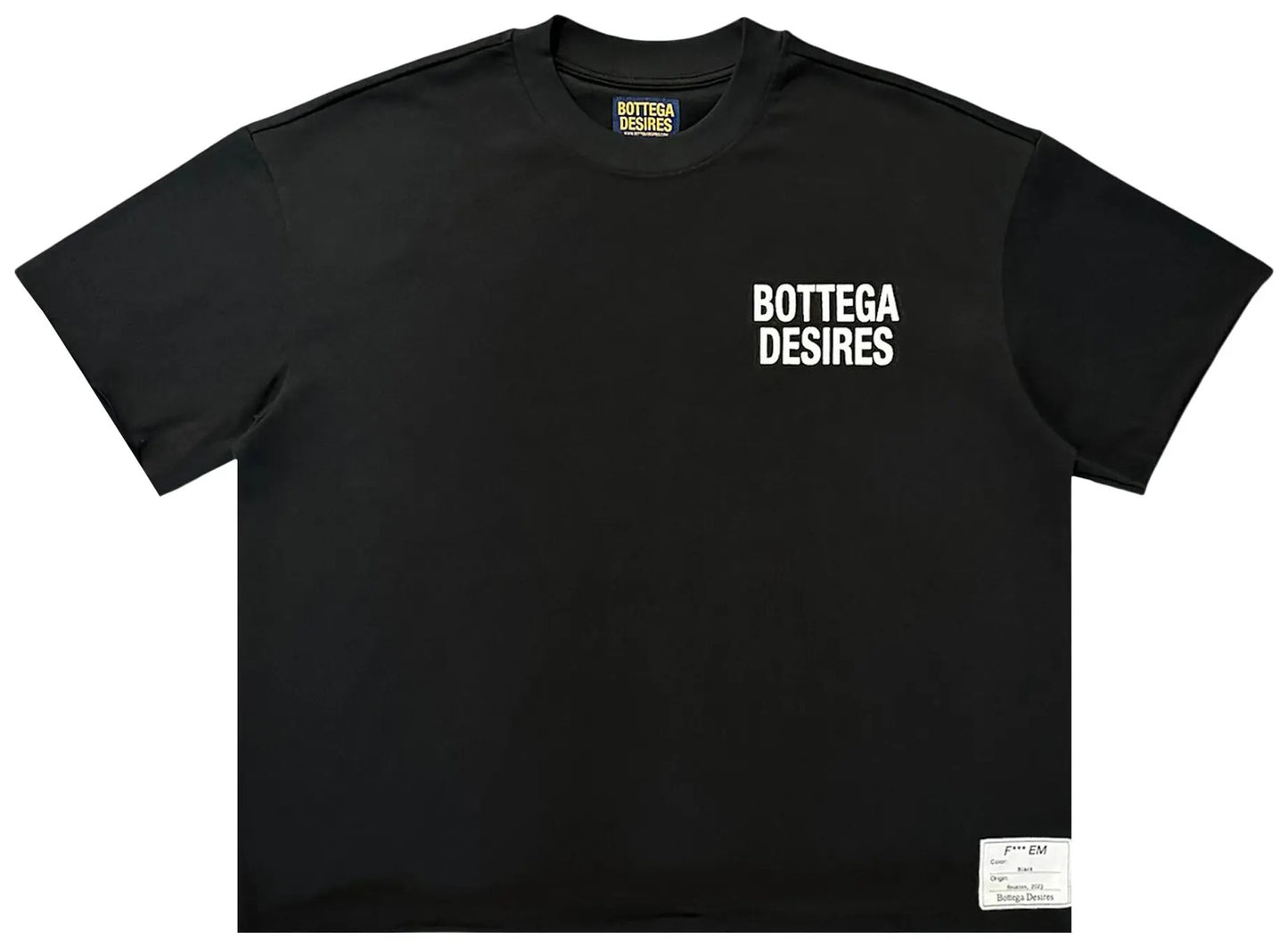 Bottega Desires Fuck Em T-Shirt - Black