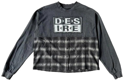 Bottega Desires Hybrid Flannel T-Shirt