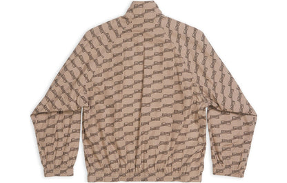 Balenciaga BB Monogram Tracksuit Jacket Unifit 'Beige Brown'