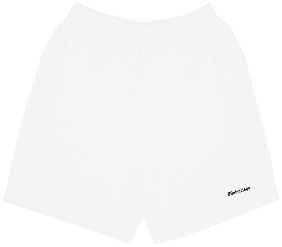 Balenciaga Sweatshorts White
