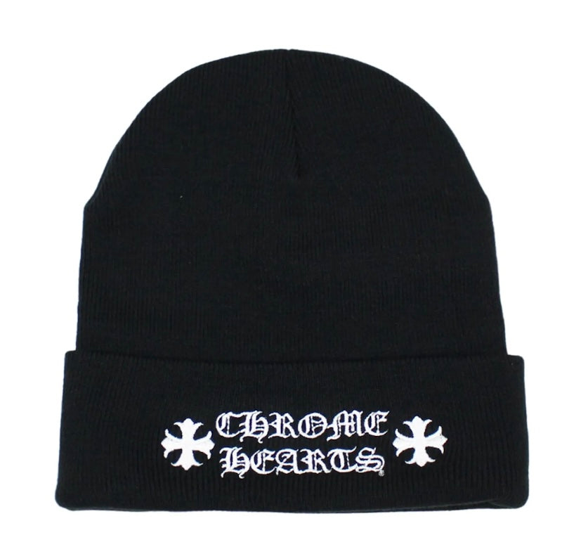 Chrome Hearts Logo Beanie Black