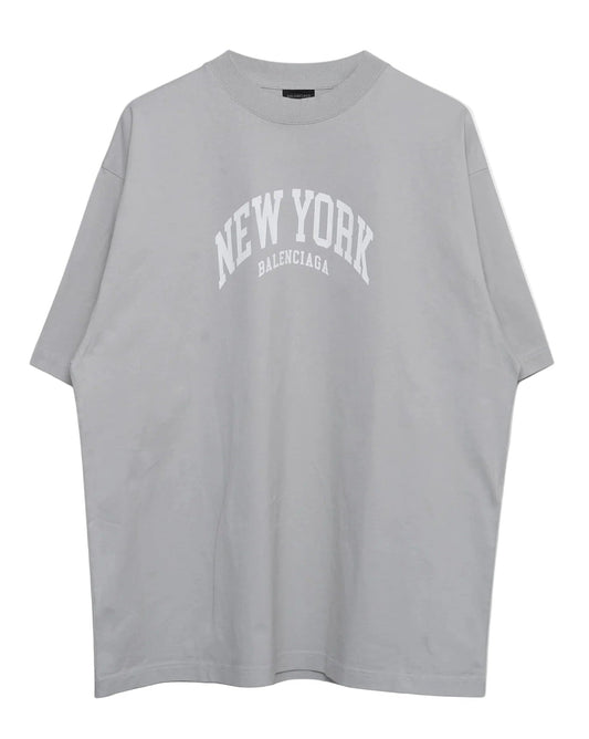Balenciaga Cities New York T-Shirt Medium Fit 'Khaki'