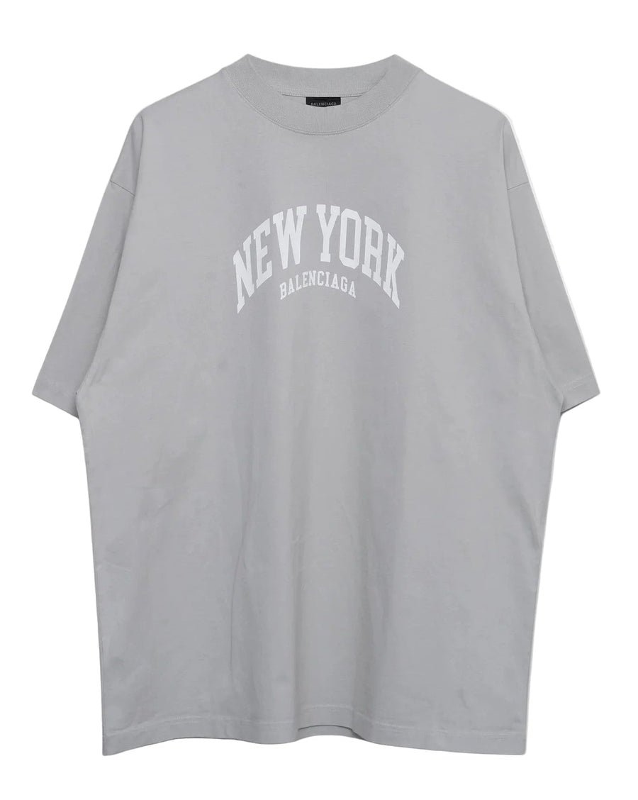 Balenciaga Cities New York T-Shirt Medium Fit 'Khaki'
