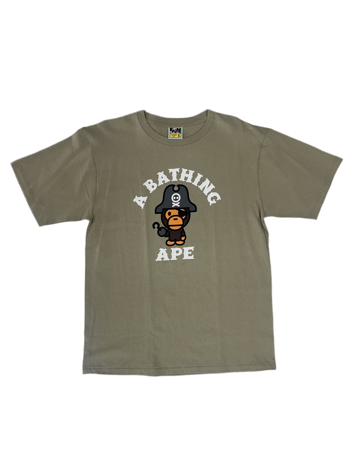 BAPE Pirate Milo Tee Beige