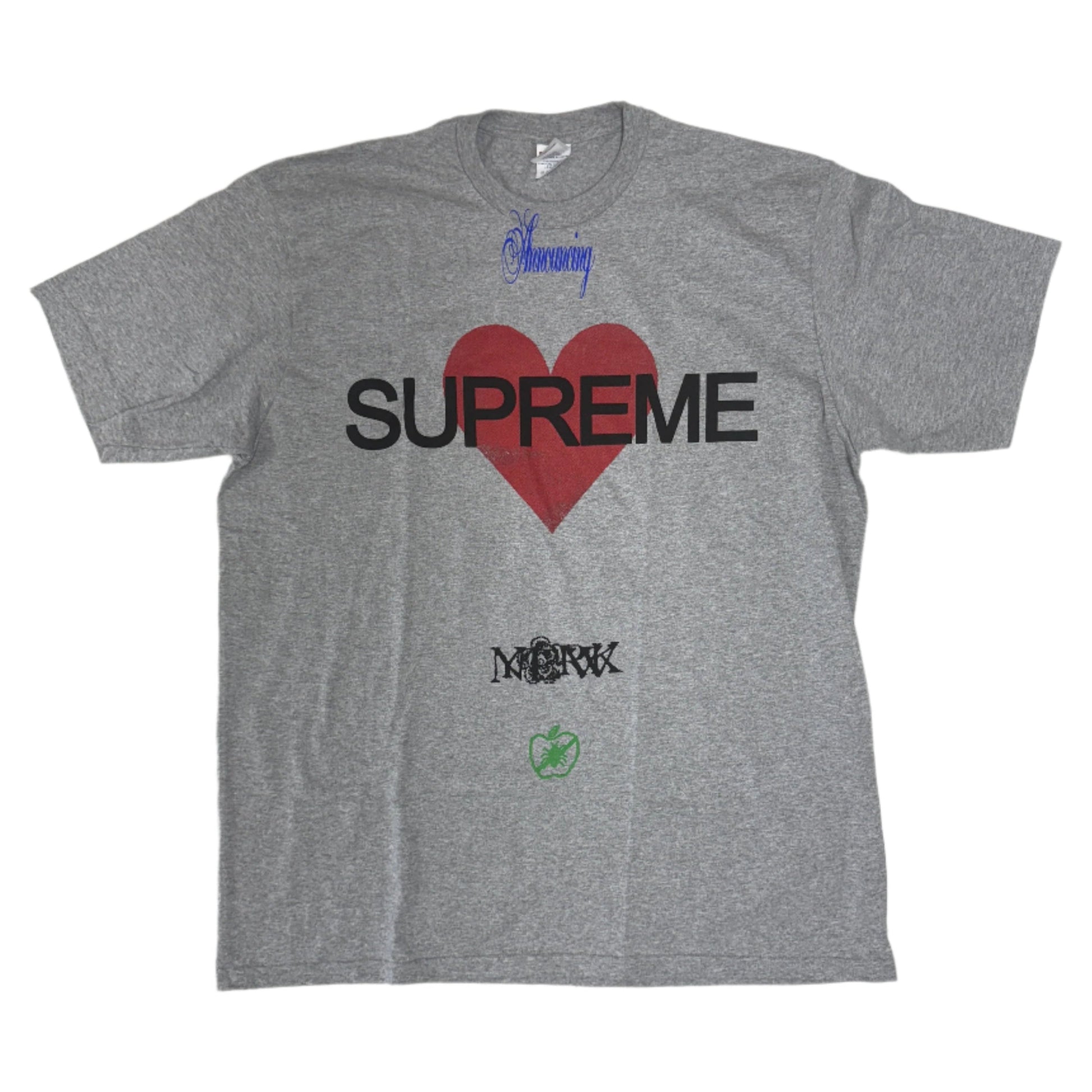 Supreme Announcing Tee Heather Grey
