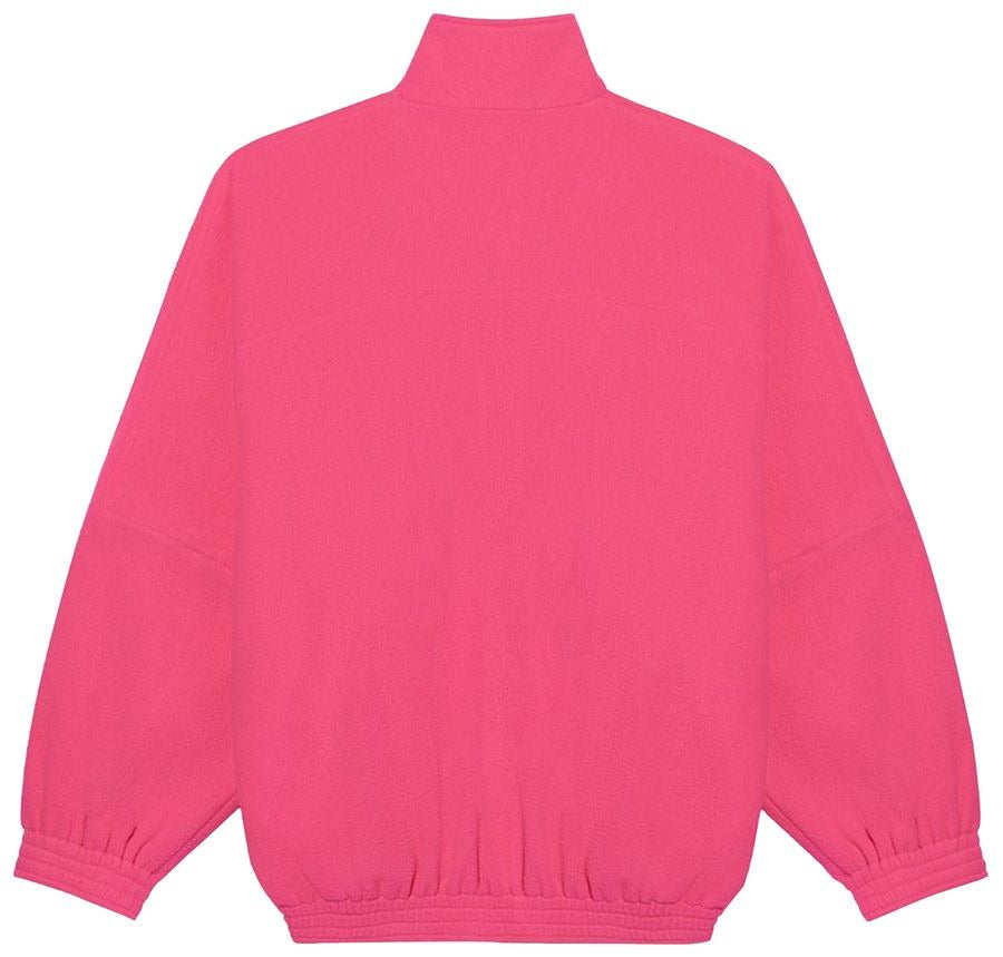 Balenciaga Double Brushed Fleece Tracksuit Jacket 'Fluo Pink'