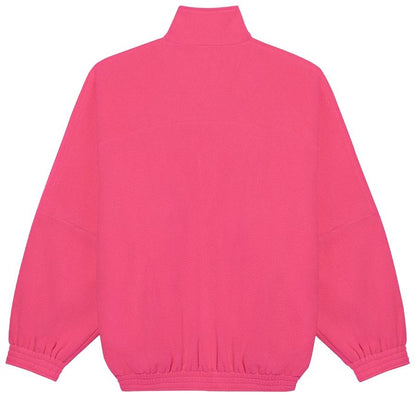 Balenciaga Double Brushed Fleece Tracksuit Jacket 'Fluo Pink'