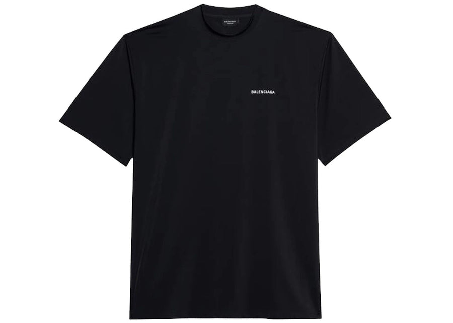 Balenciaga Large Fit Swim T-shirt Black