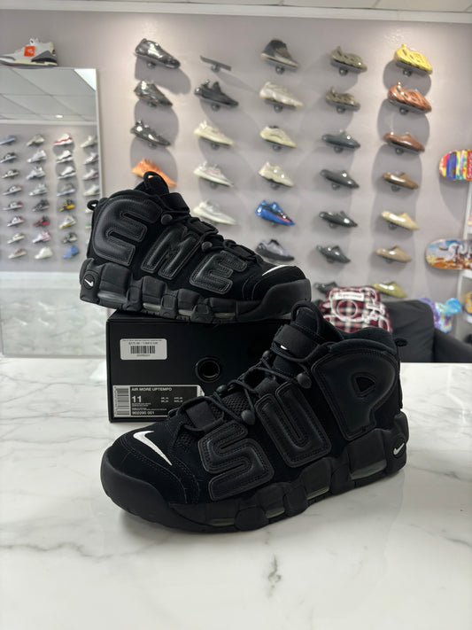 Nike Air More Uptempo Supreme Suptempo Black (PREOWNED)