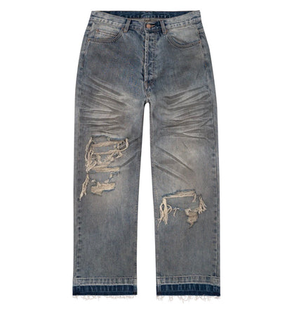 Bravest Studios Blue Dirty Wash Denim