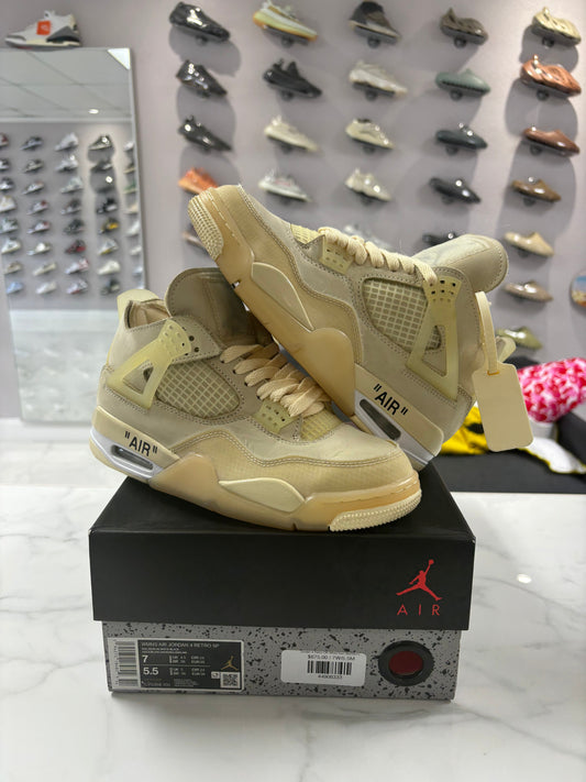 Jordan 4 Retro Off-White Sail (Women's)
