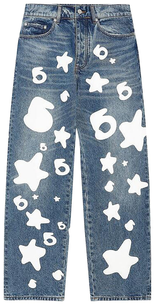Sp5der Beluga Wash Denim Light Indigo Wash