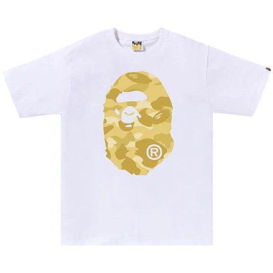 BAPE Hexagram Big Ape Head Tee White (PREOWNED)