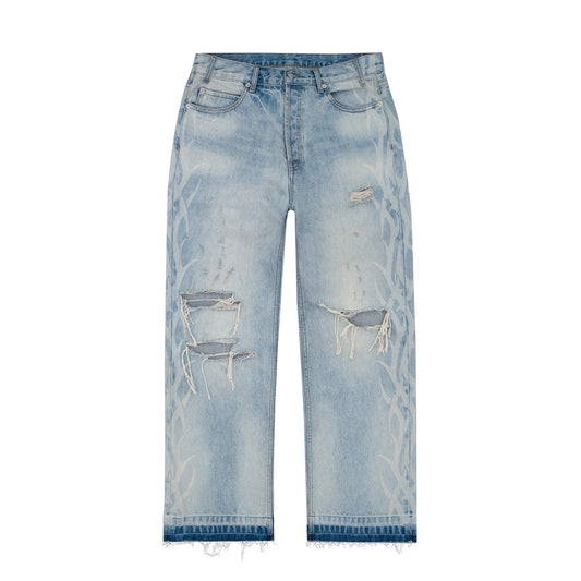 Bravest Studios Blue Tribal Denim
