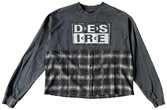 Bottega Desires Hybrid Flannel T-Shirt