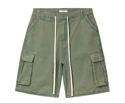 Vale Forever Olive Cargo Jorts