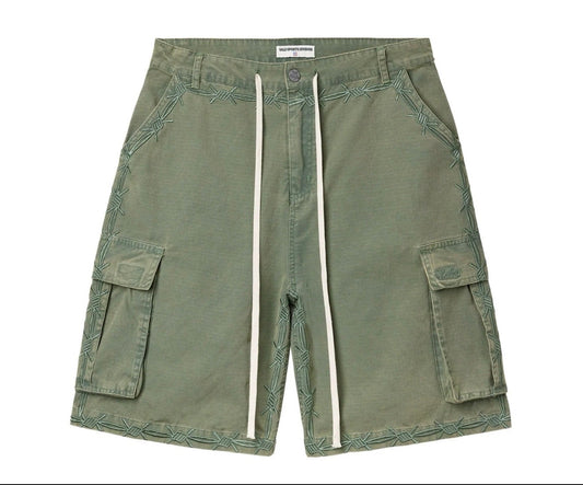 Vale Forever Olive Cargo Jorts