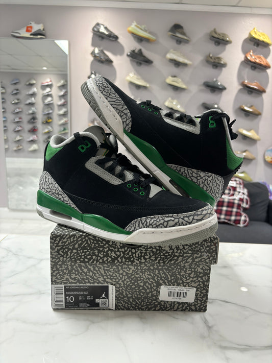 Jordan 3 Retro Pine Green (PREOWNED)