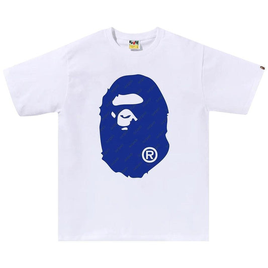 BAPE Hexagram Big Ape Head Tee White (PREOWNED)