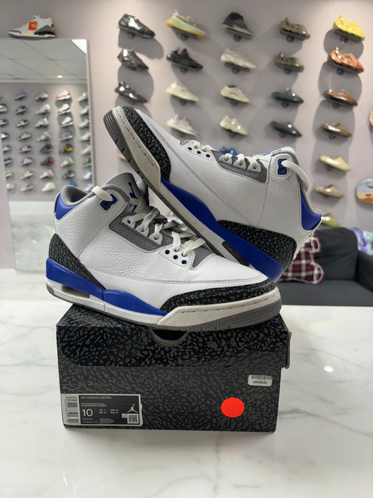 Jordan 3 Retro Racer Blue (PREOWNED)