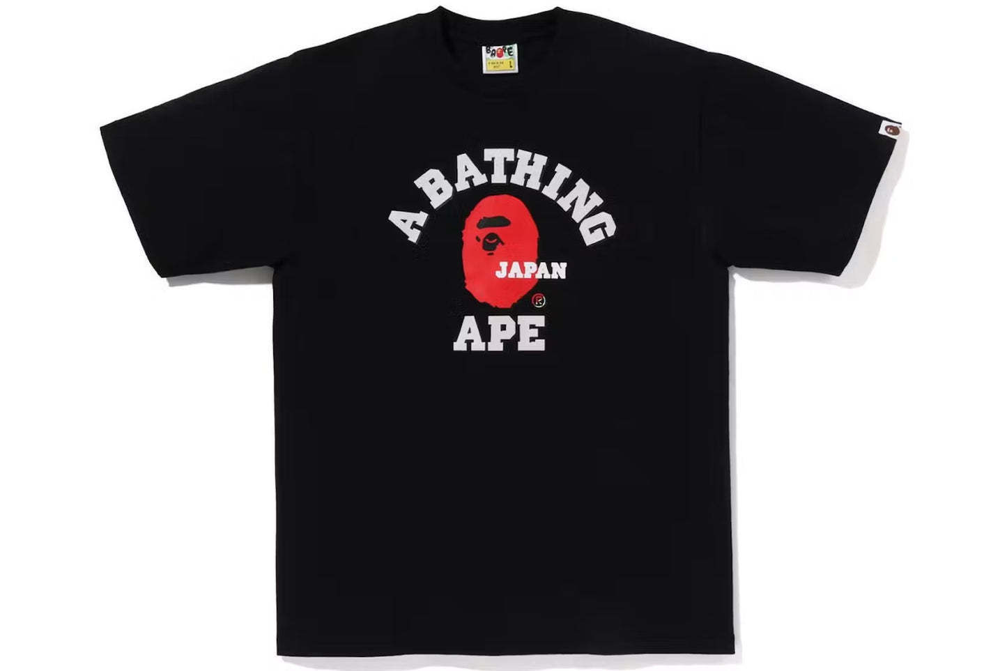 BAPE Japan College Tee - Black