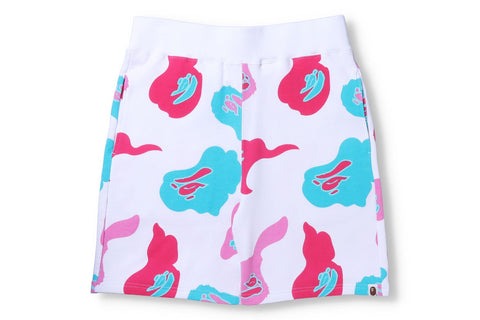 BAPE Store Miami 2nd Anniversary Sweat Shorts Pink/White