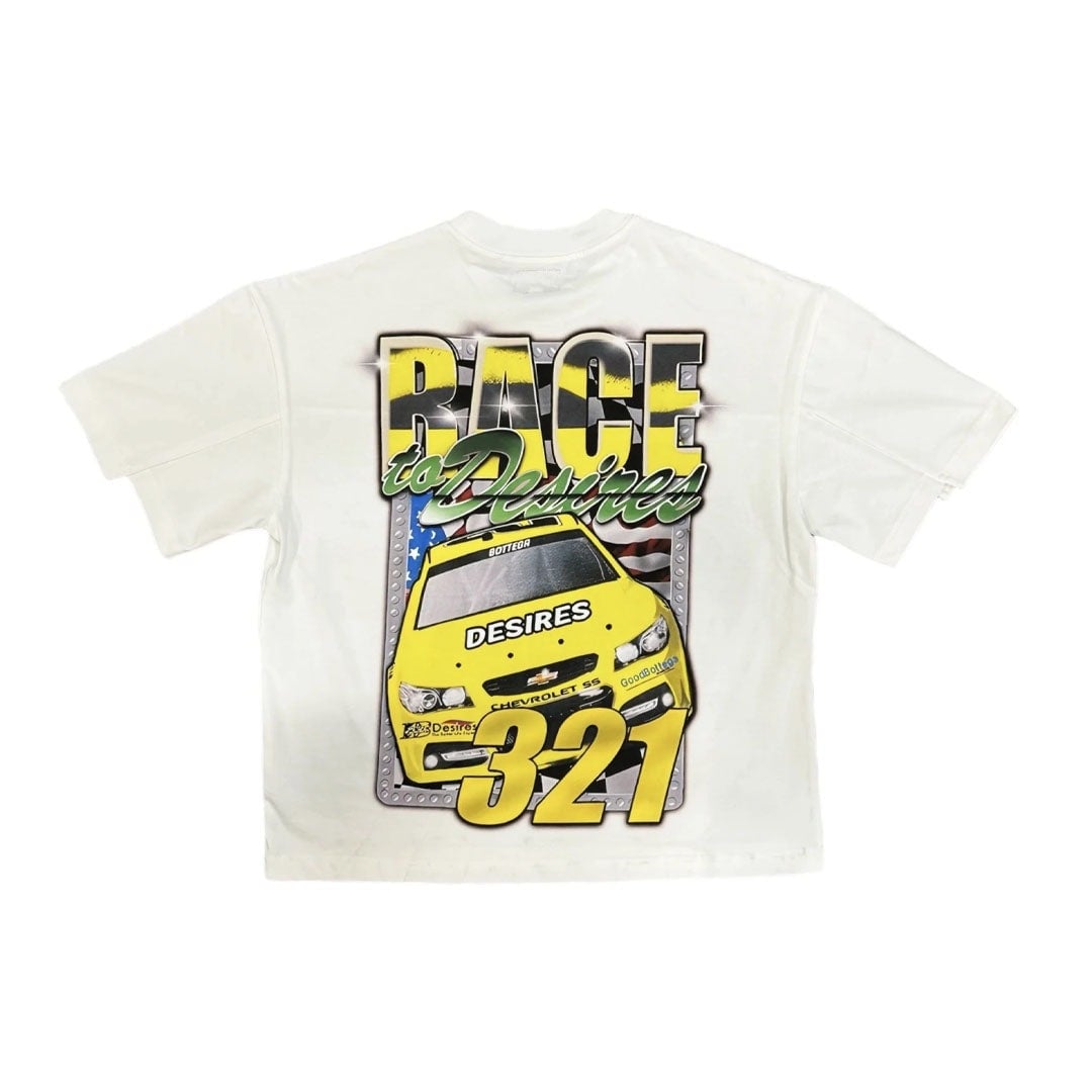 Bottega Desires Race Tee White