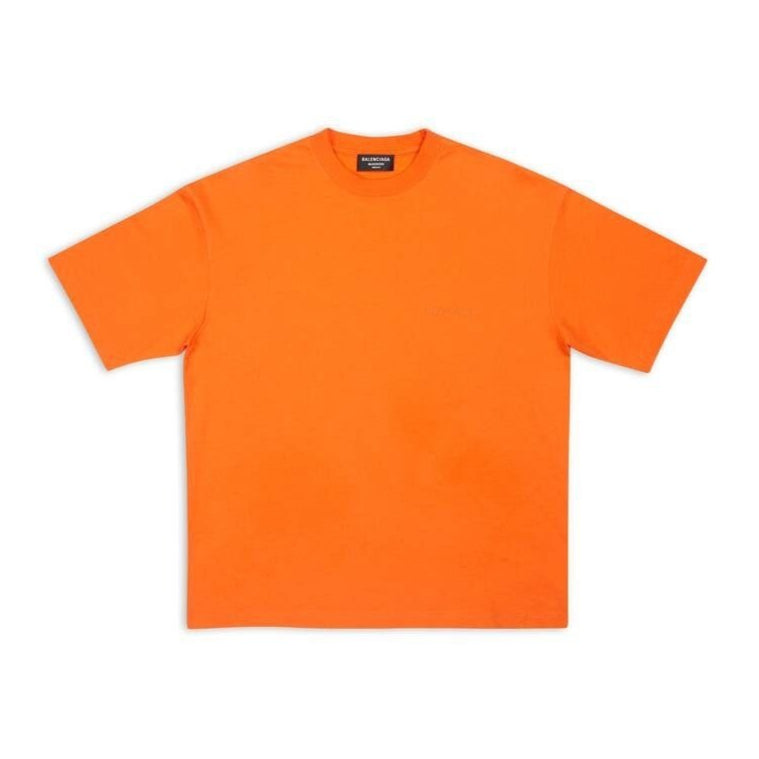 Balenciaga Large Fit T-Shirt Orange