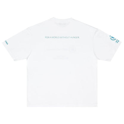 Balenciaga World Food Programme Graphic T-Shirt White/Blue