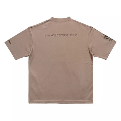 Balenciaga World Food Programme Graphic T-Shirt Taupe/Black