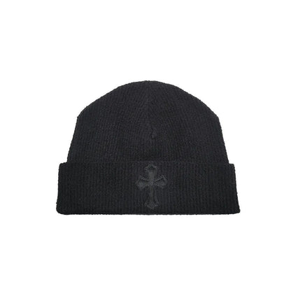 Chrome Hearts Horsehair Cross Patch Pima Cotton Badda-Bing Beanie