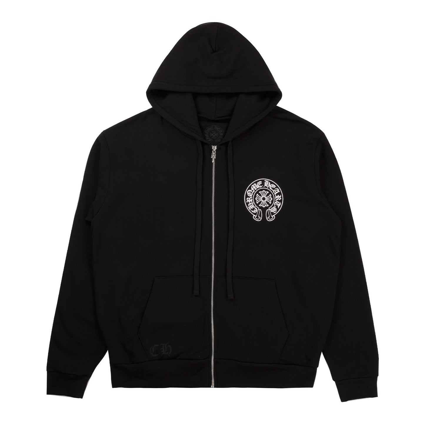 Chrome Hearts Miami Exclusive Zip Up Hoodie Black