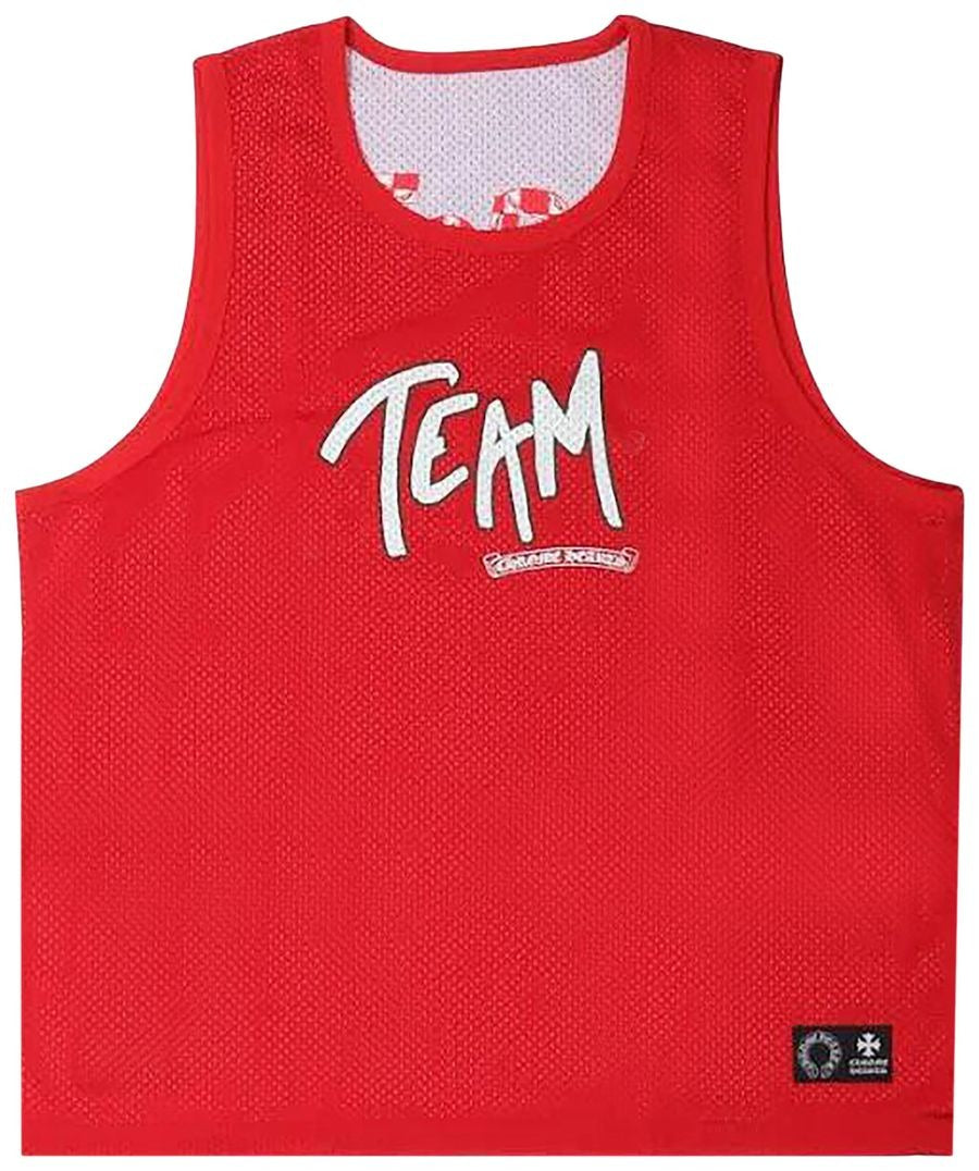 Chrome Hearts Matty Boy 'Basketball Jersey' Red Mesh