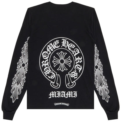 Chrome Hearts Miami Exclusive Long Sleeve T-shirt Black