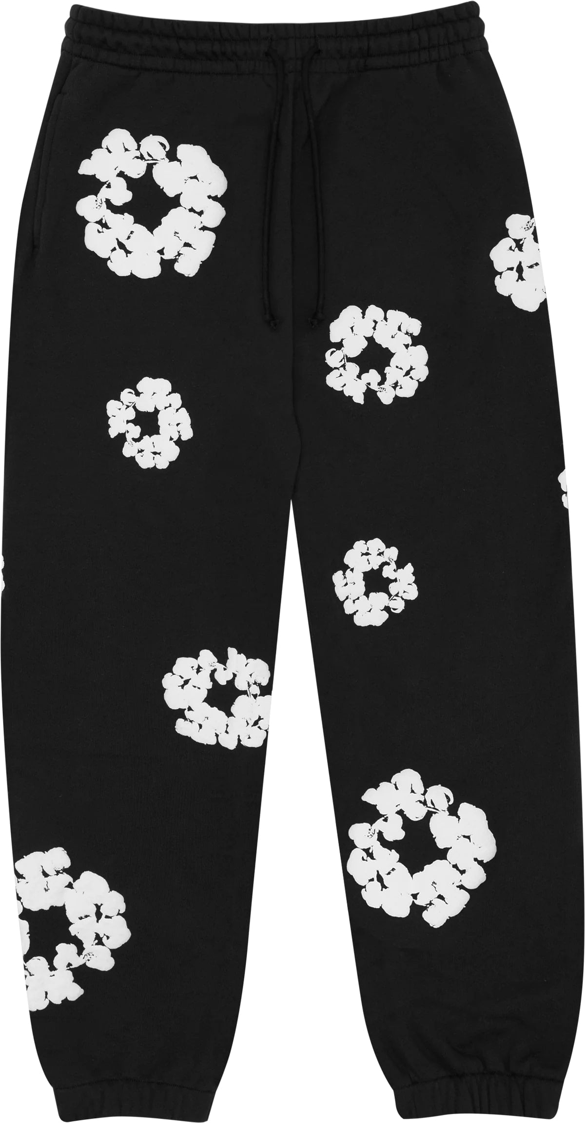 Denim Tears The Cotton Wreath Sweatpants Black