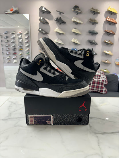 Jordan 3 Retro Tinker Black Cement Gold (PREOWNED)