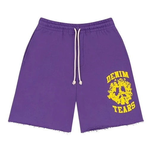 Denim Tears Denim University Sweat Shorts Purple